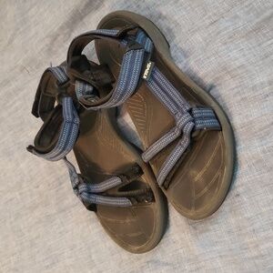EUC Teva Terra Fi Lite Blue Grey Black Outdoor 1001474 F3012L Sandals Womens 8